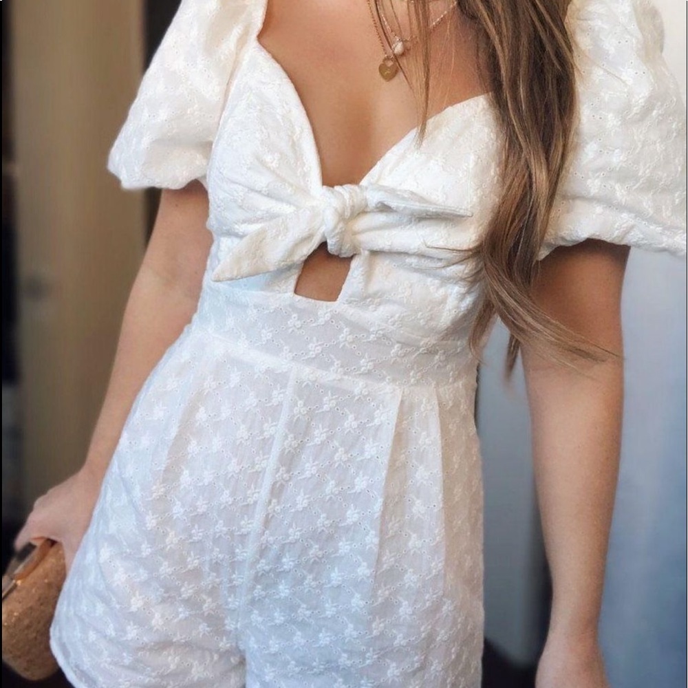White Romper